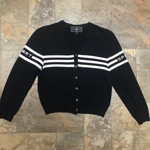 St. John Sport black sweater small